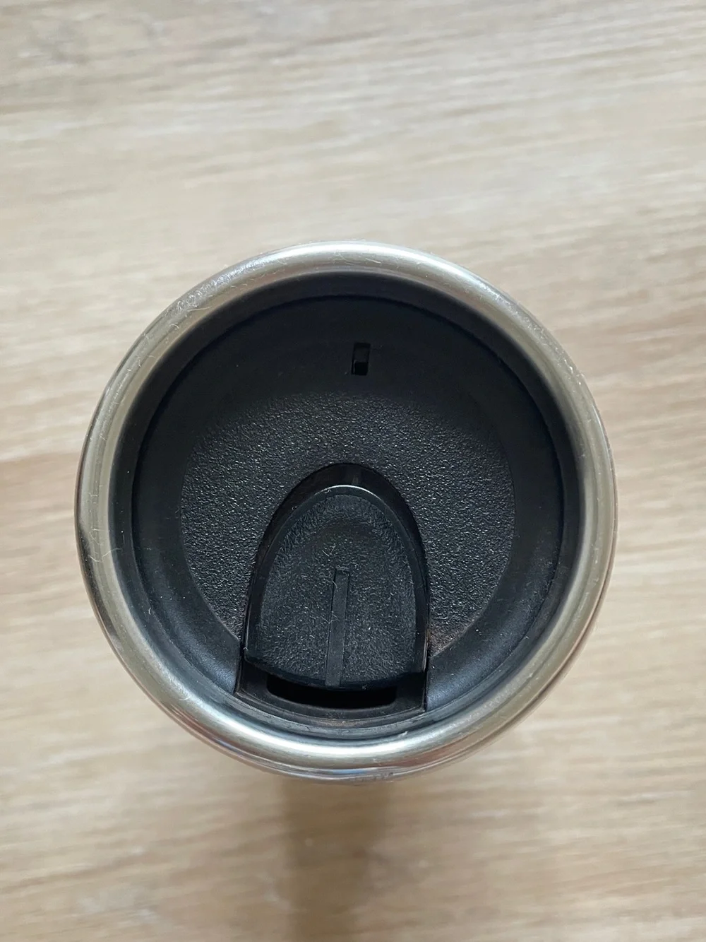Stainless Travel Mug - Black and Silver